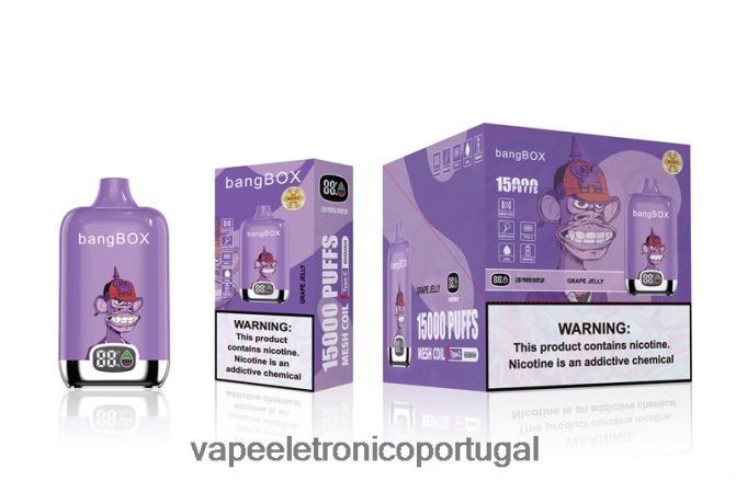 Vape Eletronico - Bang Box 15.000 baforadas geleia de uva BTPPHP49