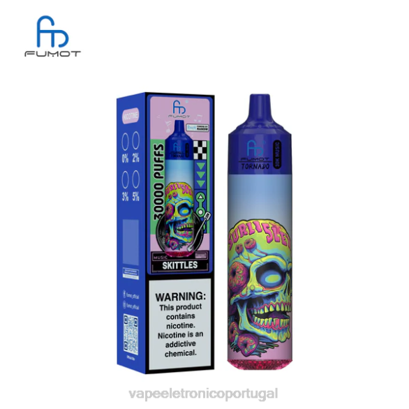 Vape Eletronico - Fumot Tornado 30k música skittles L0TZ24