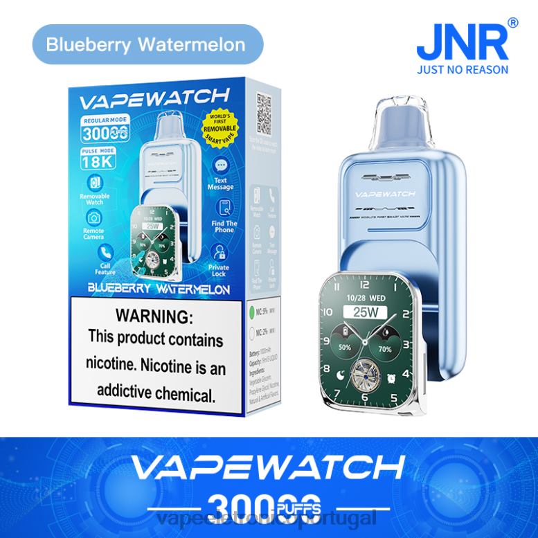 Vape Eletronico T60HV4 JNR relógio vaporizador melancia de mirtilo