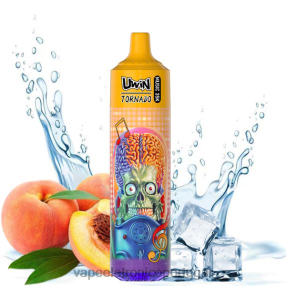 Vape Portugal - UWIN CRYSTAL vaporizador descartável de 35k gelo de pêssego de verão DHT2631