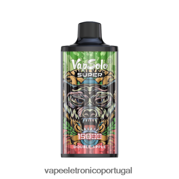 Vapsolo SUPER vaporizador descartável maçã dupla 46DN0X129 - Vape Eletronico