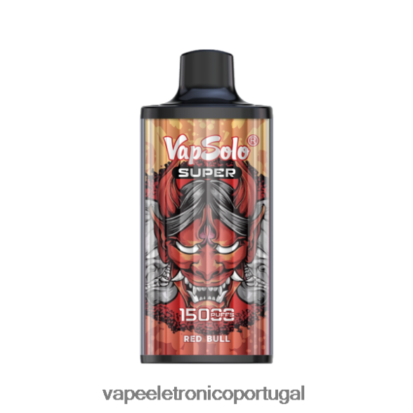 Vapsolo SUPER vaporizador descartável touro vermelho 46DN0X132 - Vape Descartavel
