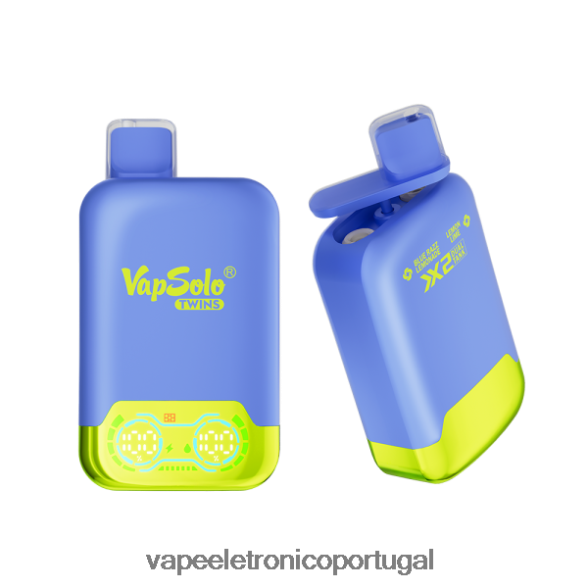 Vapsolo TWINS vaporizador descartável limonada blue razz e limão 46DN0X138 - Vape Recarregável