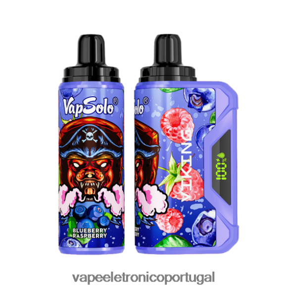 Vapsolo VIKING vaporizador descartável framboesa mirtilo 46DN0X150 - Líquidos Vape Portugal
