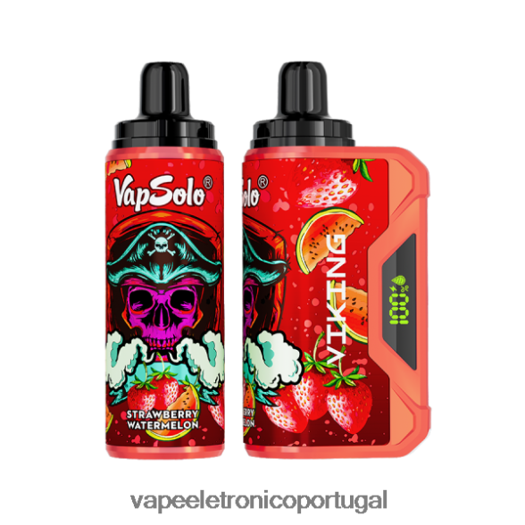 Vapsolo VIKING vaporizador descartável melancia morango 46DN0X158 - Vape Recarregável
