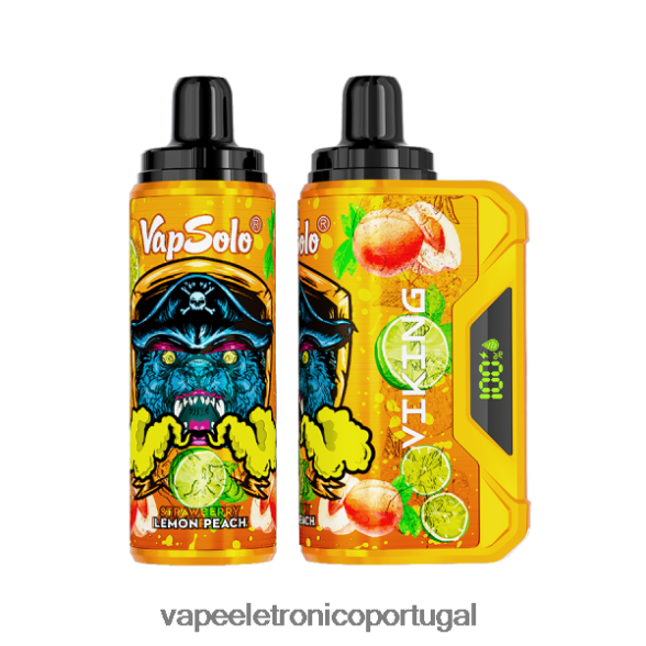 Vapsolo VIKING vaporizador descartável pêssego limão 46DN0X153 - Vape Recarregável