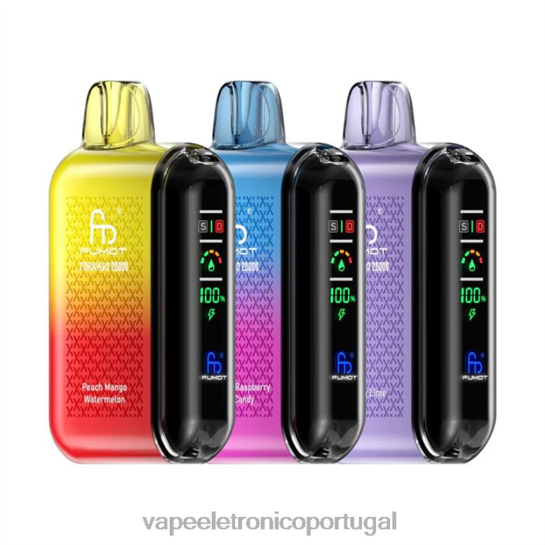 Vape Descartavel - Fumot Tornado 20.000 vapores descartáveis exclusivo 62X4V17