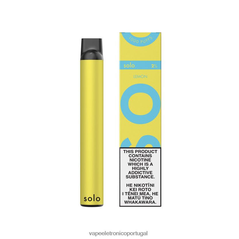 Líquidos Vape Portugal - Solo vaporizador descartável limão BX28RB15