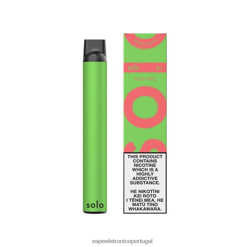 Líquidos Vape Portugal - Solo vaporizador descartável maçã azeda BX28RB5
