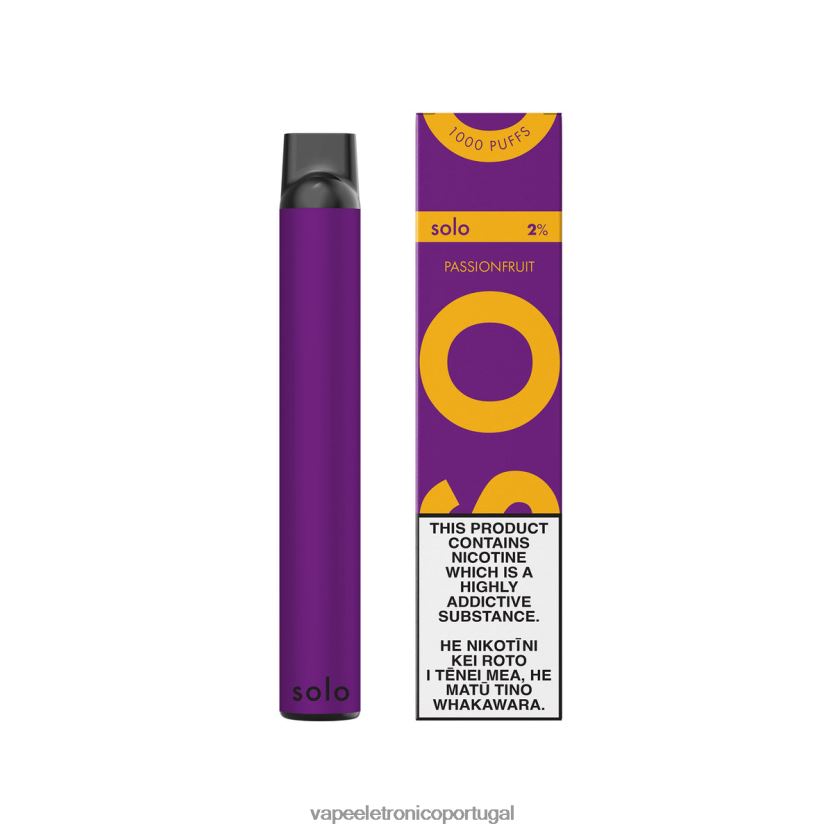 Vape Eletronico - Solo vaporizador descartável maracujá BX28RB14