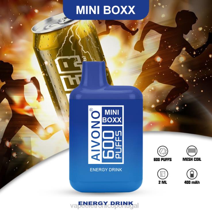 Vape Descartavel - Aivono AIM MINI BOXX 600 bebida energética DD0P8237