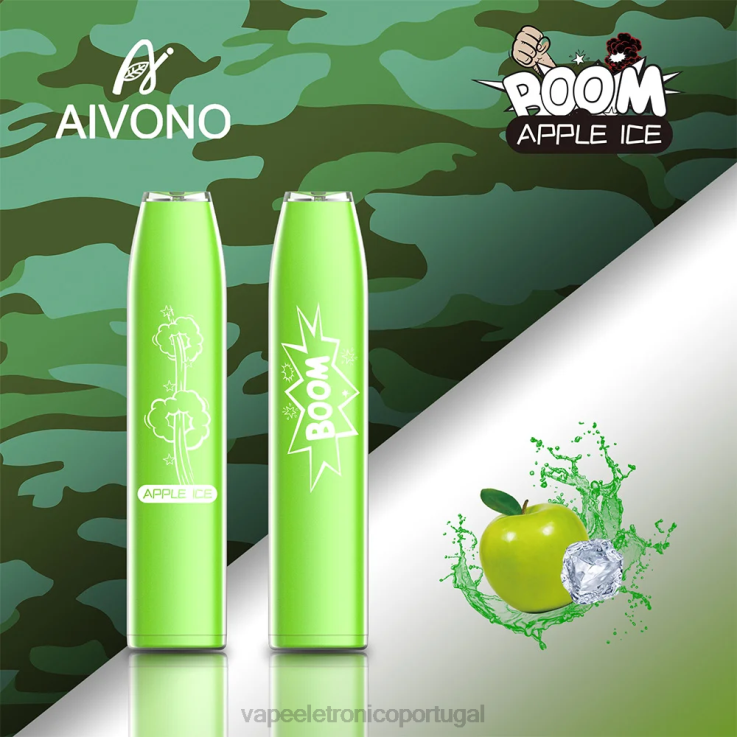 Vape Eletronico - Aivono AIM BOOM 600 gelo de maçã DD0P8354
