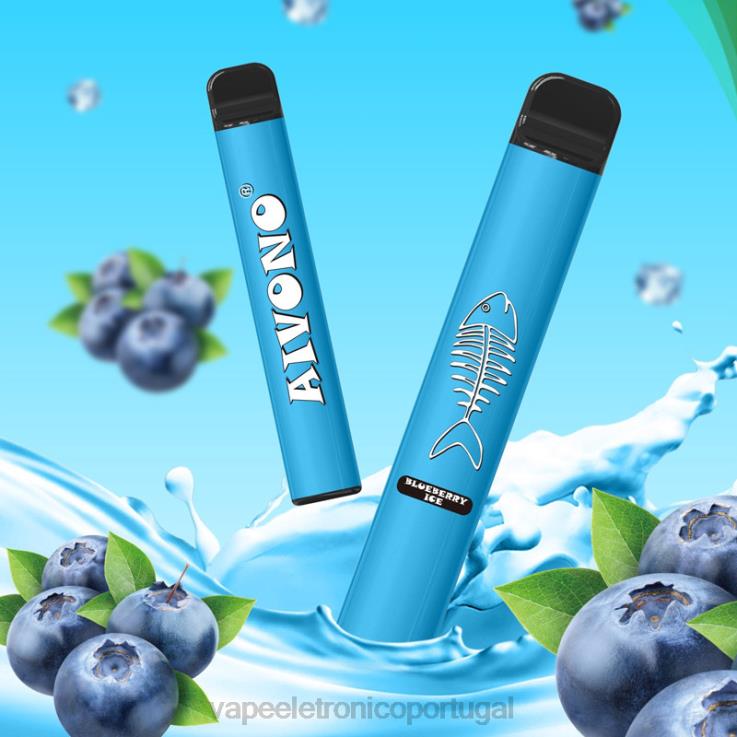 Vape Eletronico - Aivono AIM FISHBONE 600 gelo de mirtilo DD0P8279