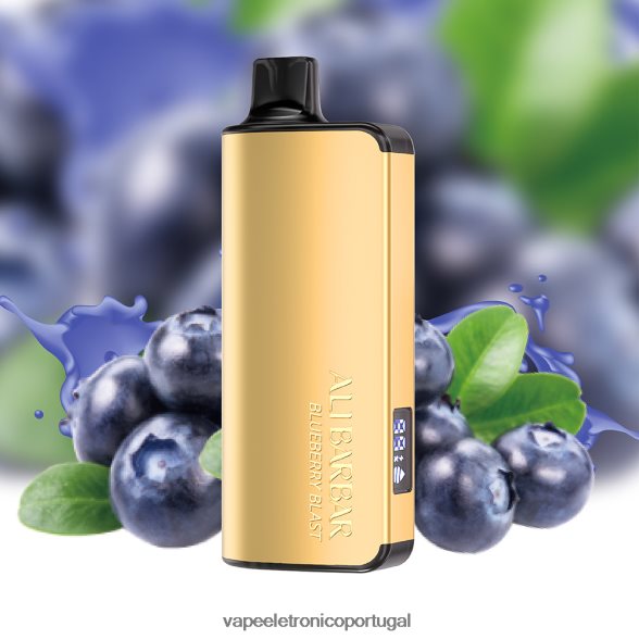 Alibarbar Ingot 9000 vapores descartáveis gelo de uva 46DN0X20 - Líquidos Vape Portugal