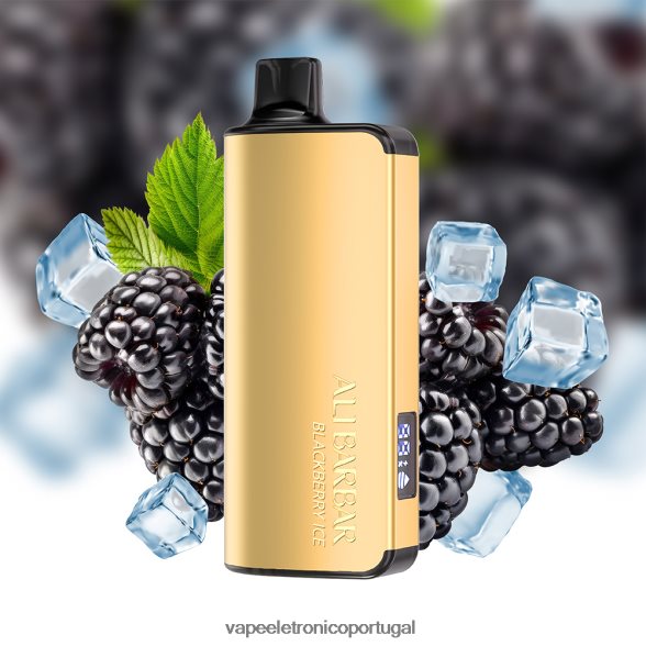 Alibarbar Ingot 9000 vapores descartáveis limão rosa 46DN0X23 - Vape Recarregável