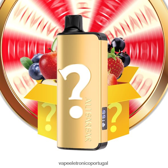 Alibarbar Ingot 9000 vapores descartáveis roleta de sabores 46DN0X19 - Vape Eletronico