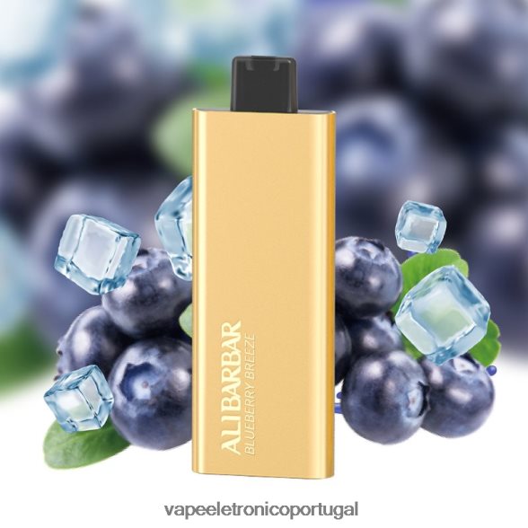 Alibarbar Pandora 7000 vapores descartáveis brisa de mirtilo 46DN0X51 - Vape Portugal