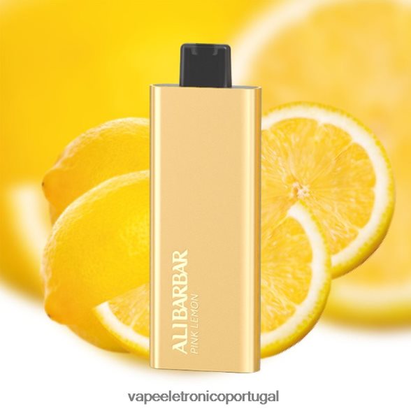 Alibarbar Pandora 7000 vapores descartáveis limão rosa 46DN0X59 - Vape Eletronico