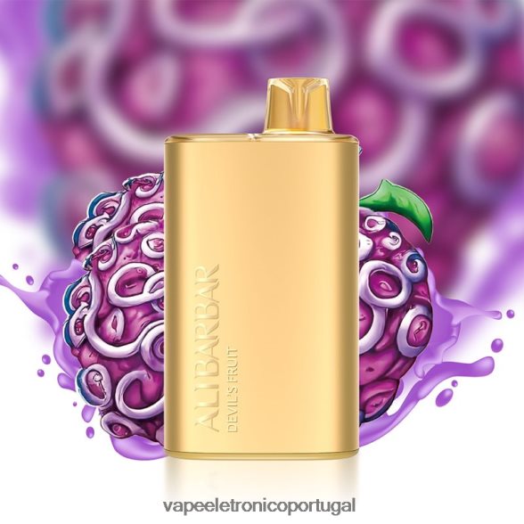Alibarbar Rich 8.000 vapores descartáveis fruta do diabo 46DN0X4 - Vape Eletronico