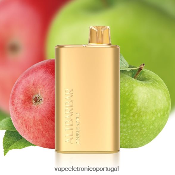 Alibarbar Rich 8.000 vapores descartáveis maçã dupla 46DN0X5 - Líquidos Vape Portugal