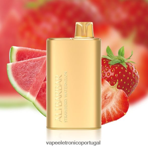 Alibarbar Rich 8.000 vapores descartáveis melancia morango 46DN0X13 - Vape Recarregável