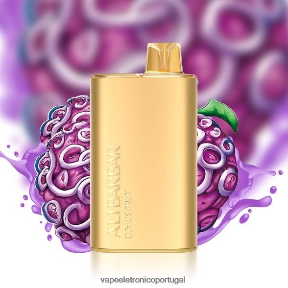 Alibarbar Rich 8.000 vapores descartáveis zumbido de banana 46DN0X2 - Vape Descartavel