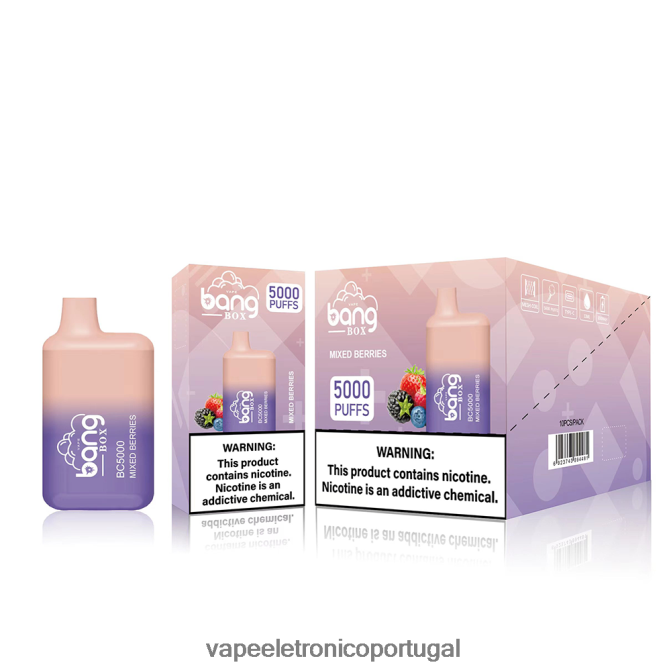 Vape Descartavel - Bang Box bc5000 descartável BTPPHP87