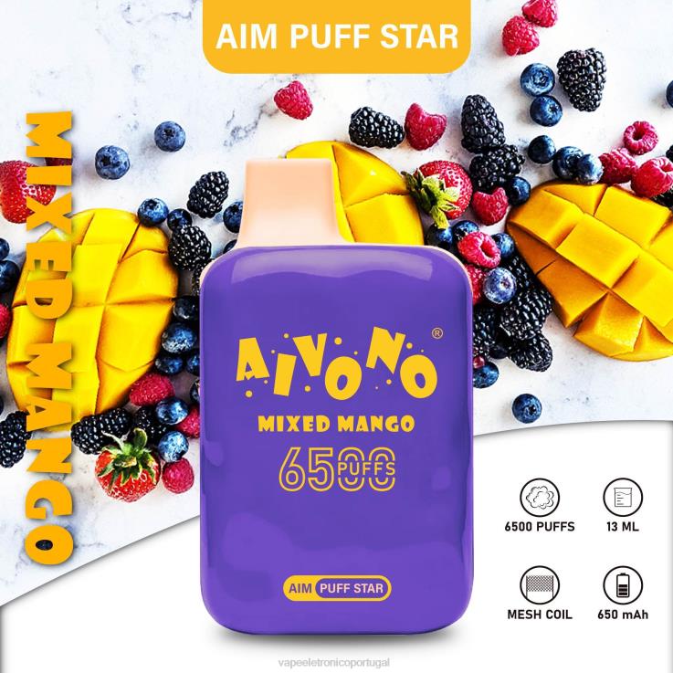 Vape Portugal - Aivono AIM PUFF STAR 6500 manga mista DD0P8296