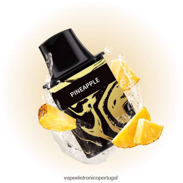 Alibarbar Flare vaporizador recarregável abacaxi 46DN0X76 - Vape Portugal