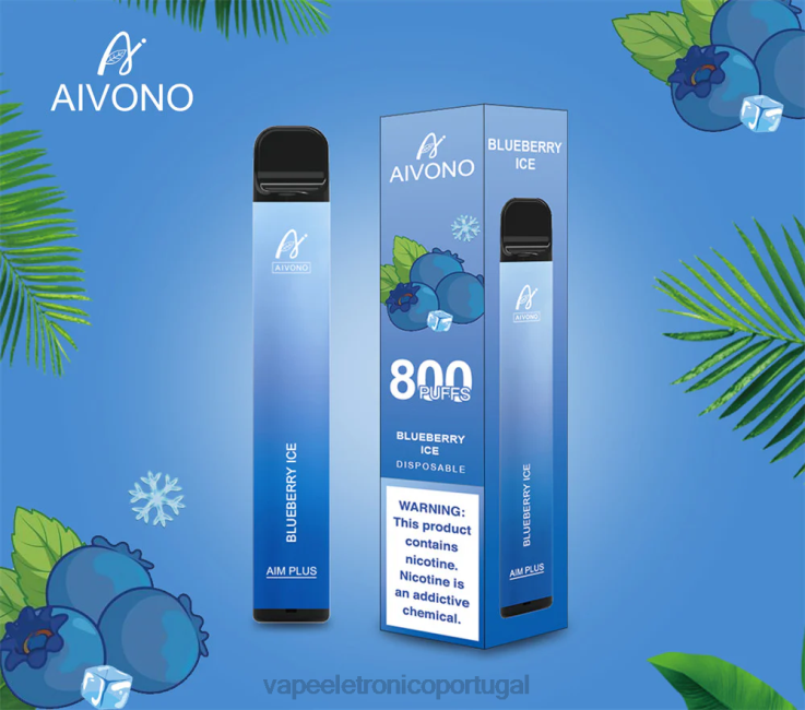 Líquidos Vape Portugal - Aivono AIM PLUS 800 gelo de mirtilo DD0P8175