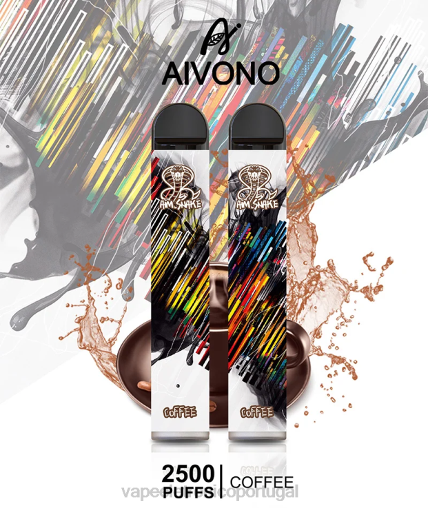 Líquidos Vape Portugal - Aivono AIM SNAKE 2500 café DD0P8300