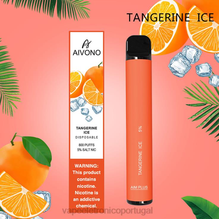 Vape Descartavel - Aivono AIM PLUS 800 gelo de tangerina DD0P8197