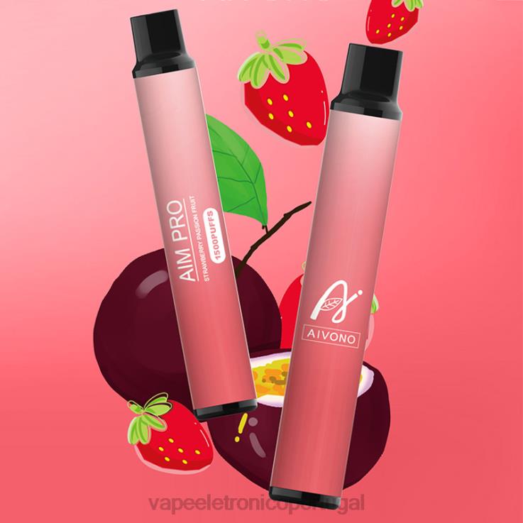Vape Descartavel - Aivono AIM PRO 1500 maracujá morango DD0P8162