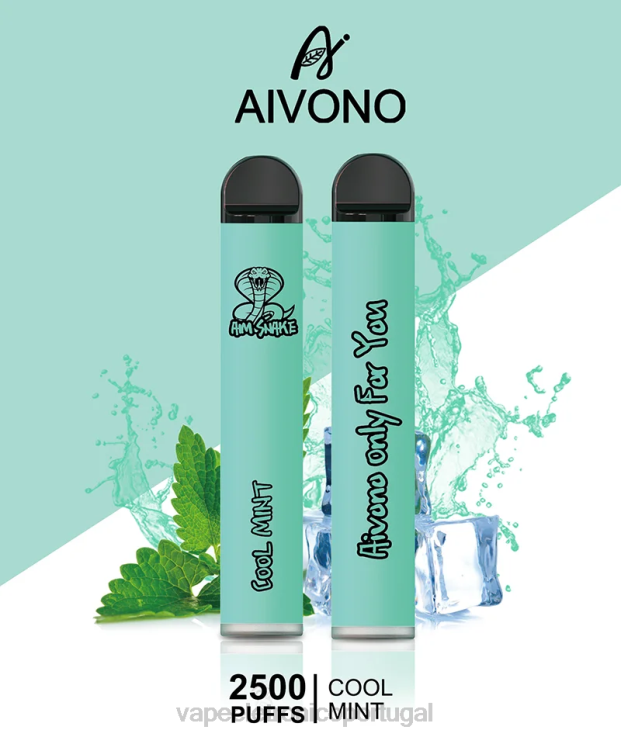 Vape Descartavel - Aivono AIM SNAKE 2500 menta fresca DD0P8302