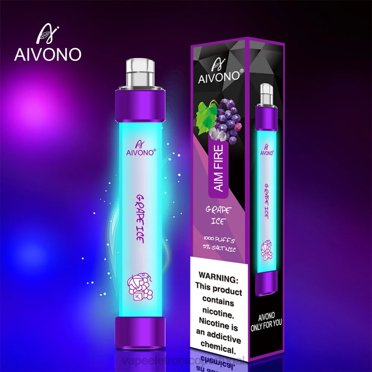 Vape Eletronico - Aivono AIM FIRE 1000 gelo de uva DD0P8329