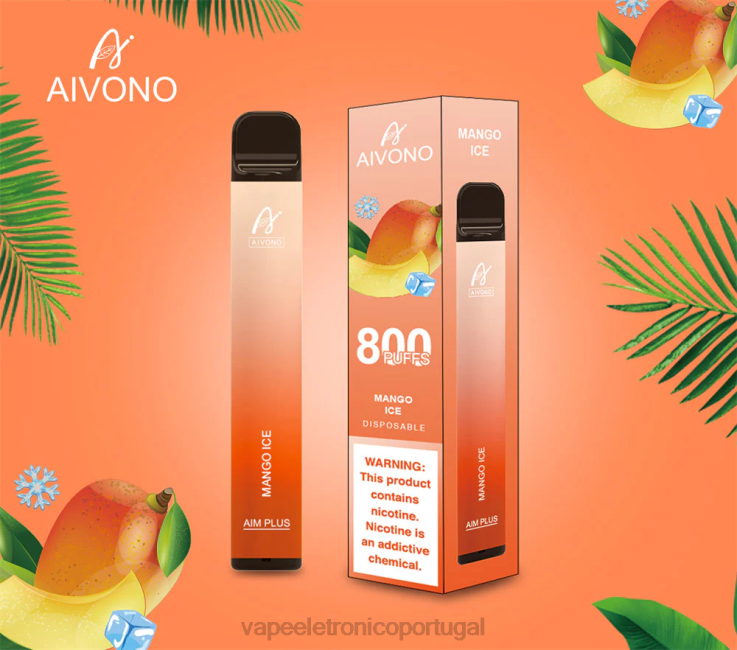 Vape Eletronico - Aivono AIM PLUS 800 gelo de manga DD0P8184