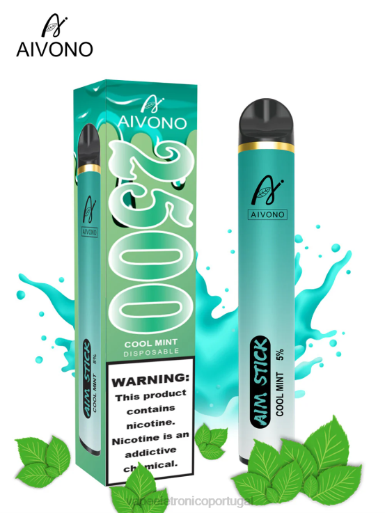 Vape Eletronico - Aivono AIM STICK 2500 menta fresca DD0P8159