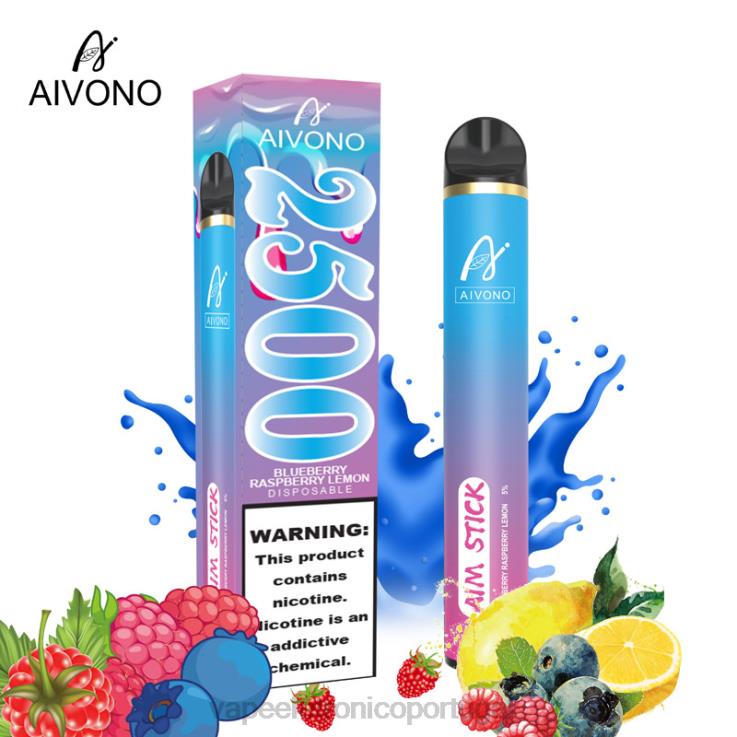 Vape Eletronico - Aivono AIM STICK 2500 mirtilo framboesa limão DD0P8154