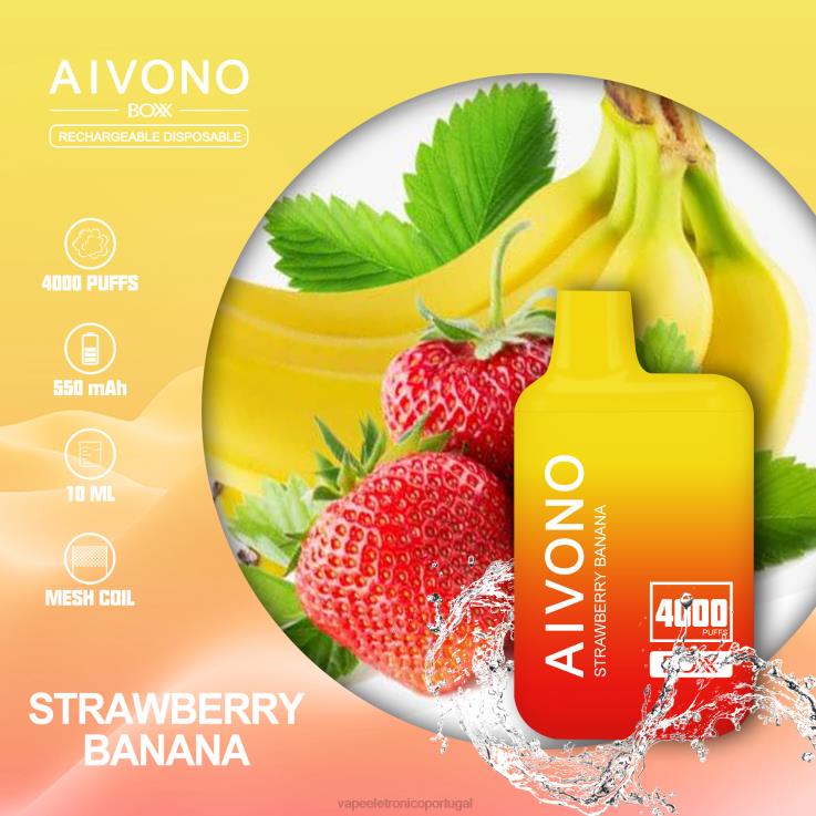 Vape Portugal - Aivono AIM BOXX 4000 banana morango DD0P8231