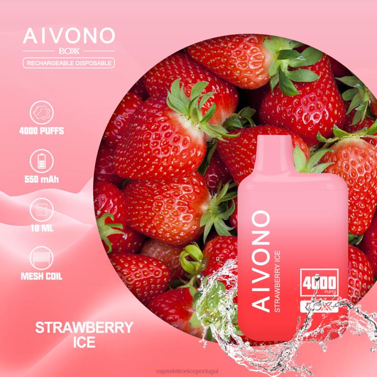 Vape Portugal - Aivono AIM BOXX 4000 gelo de morango DD0P8226