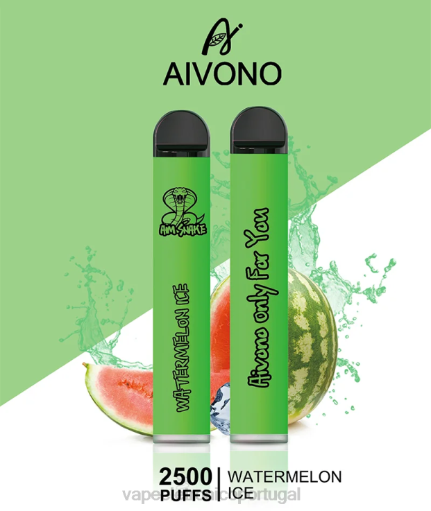 Vape Portugal - Aivono AIM SNAKE 2500 gelo de melancia DD0P8321