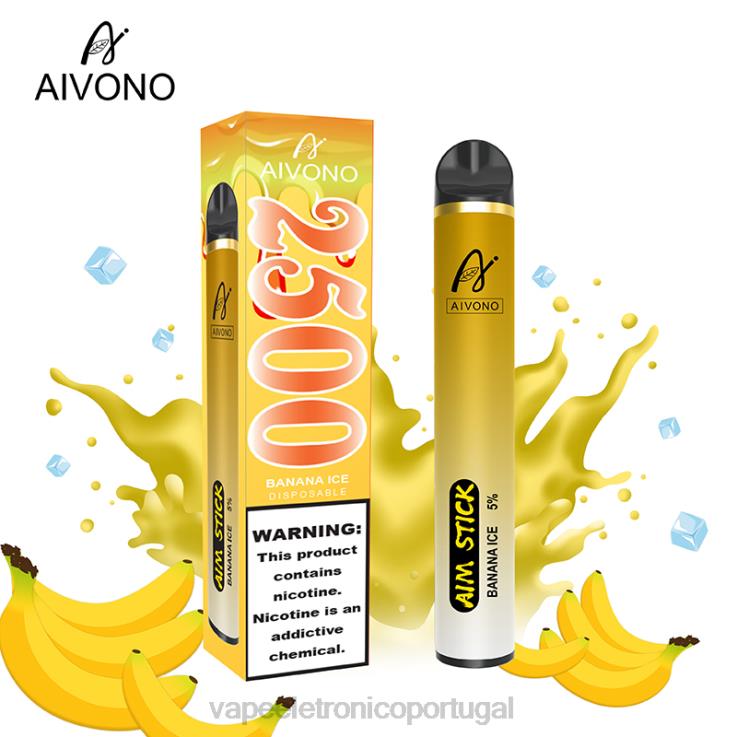 Vape Portugal - Aivono AIM STICK 2500 gelo de banana DD0P8151