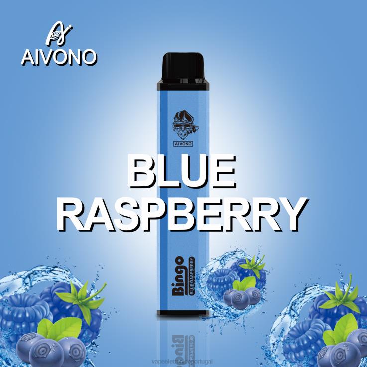 Vape Recarregável - Aivono AIM BINGO 4000 framboesa azul DD0P8143