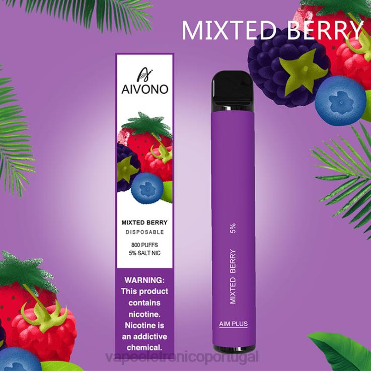 Vape Recarregável - Aivono AIM PLUS 800 baga mista DD0P8188