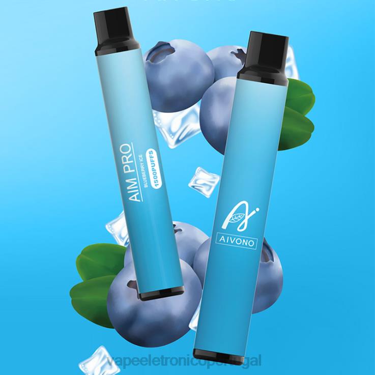 Vape Recarregável - Aivono AIM PRO 1500 gelo de mirtilo DD0P8163